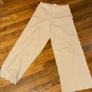 Marled Light Beige Casual Pants